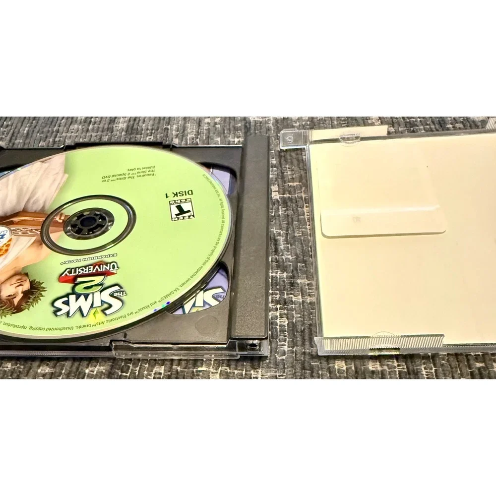 The Sims 2 University PC Expansion Pack 2-Disc Set 2005 Retro